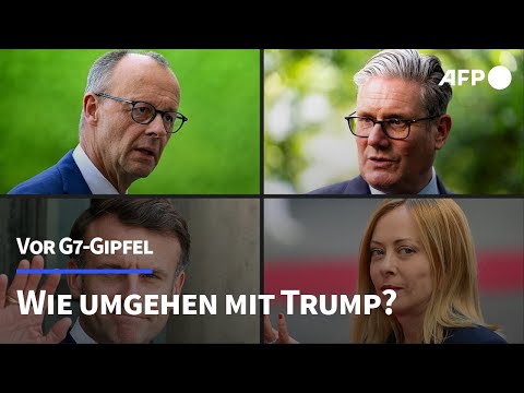 Schmeicheleien und rote Linien: Wie umgehen mit Trump auf G7-Gipfel? | AFP