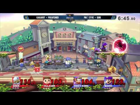SV - Kakarot + Pocafeiner Vs. cyve + quiK - Winners Quarters - Smash 4 Doubles
