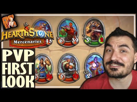 MERCENARIES PVP FIRST LOOK! - Hearthstone Mercenaries