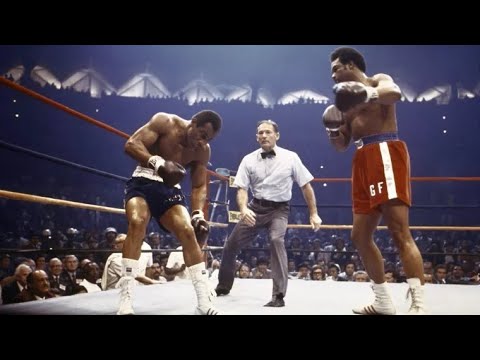 George Foreman BLASTS Ken Norton in Rd 2 (ft Muhammad Ali) #upscaled #boxing