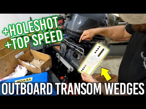 Cheap & Easy Outboard Performance Upgrade | Transom Wedges Mod Installation & Testing 1648 Jon Boat
