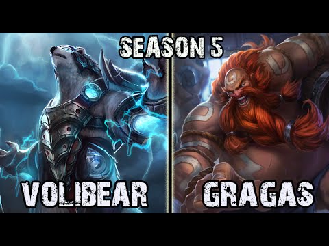 Best Volibear NA vs Gragas Jungle Ranked Challenger