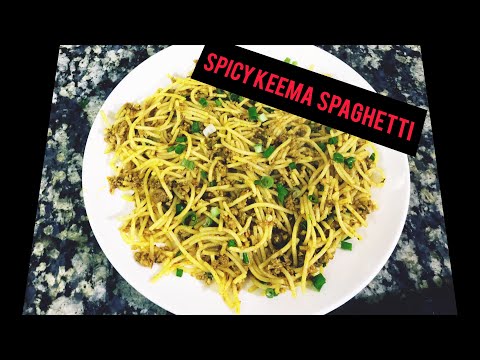 SPICY KEEMA SPAGHETTI  // KEEMA NOODLES // RAMZAN SPECIAL RECIPES