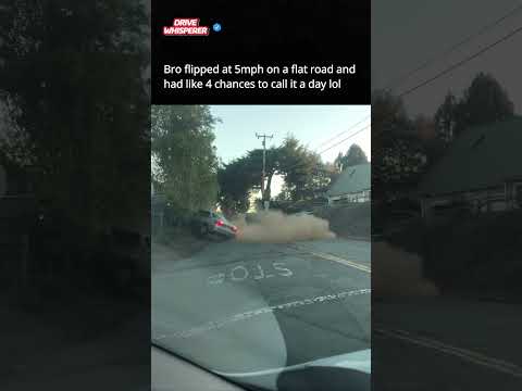 He made the car look drunk