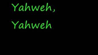 U2-Yahweh (Lyrics)