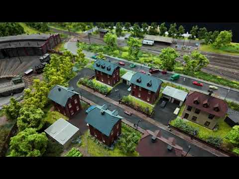 N auf 60m² Der ganze #Film . #Details zum #verlieben . #Minitrix #Arnold #Modellbahn #Spur-N #train