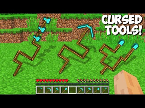 Why is this CURSED DIAMOND TOOLS NEEDED in Minecraft ? STRANGEST TOOLS !