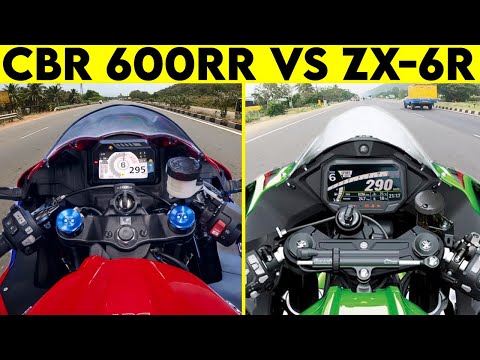 2025 ZX6R VS CBR 600 RR | 0 TO 300 | TOPSPEED !!!