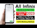 All Infinix Android 12 13 Gmail Frp Bypass WITHOUT PC 100 Working This Method