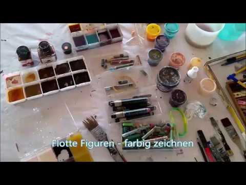 Flotte Figuren - farbig zeichnen