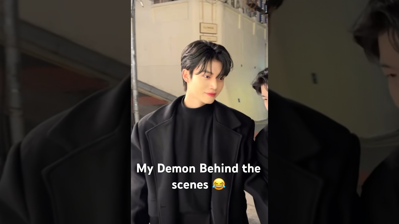 My Demon Behind the scenes😂🫣❤️ #kdrama #mydemon