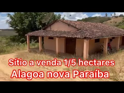 SÍTIO Á VENDA 1/5 HECTARES EM ALAGOA NOVA PB VALOR 90 MIL ZAP 83 9 9617-1757 IVANILSON CORRETOR