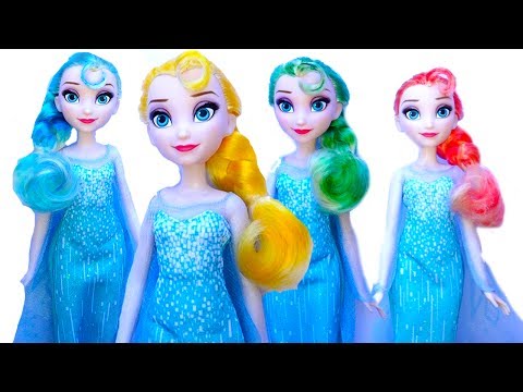 Johnny Paints Auntie Elsa's Hair! Johny Johny Yes Papa Nursery Rhymes 💖 Family Fun Playtime for Kids Video