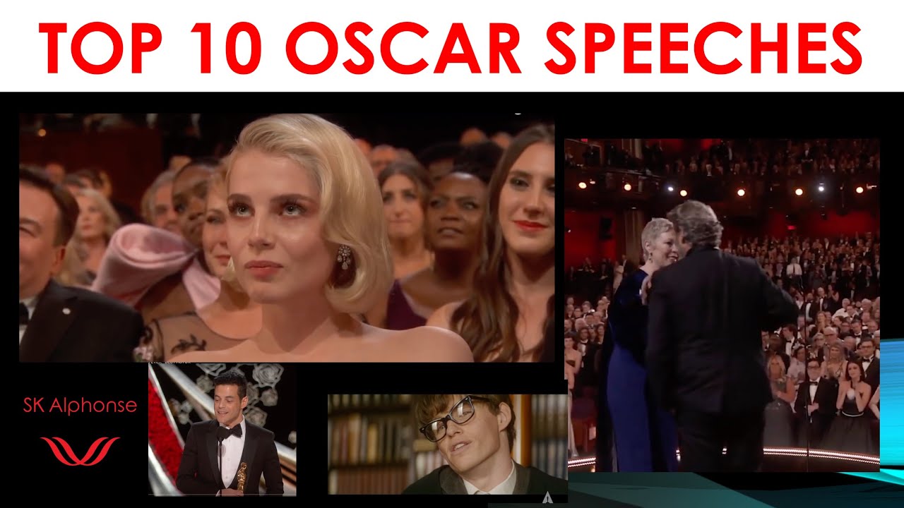 Top 10 Oscar Speeches Ever - [Best Actors] | The Academy Awards | Dream Big with SK