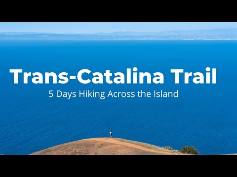 Hiking the Trans-Catalina Trail over 5 Days