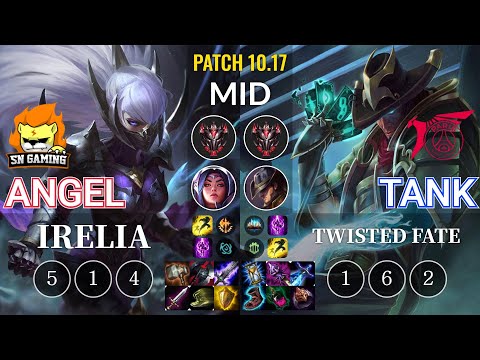 SN Angel Irelia vs TLN Tank Twisted Fate Mid - KR Patch 10.17