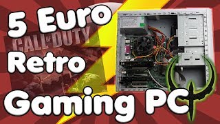 Der 5 EURO RETRO GAMING PC | Eine Reise in MEIN Jahr 2005 | #Nostalgie