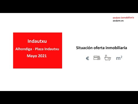 Precio pisos Bilbao. Indautxu. Plaza Indautxu - Alhondiga. Mayo 2021