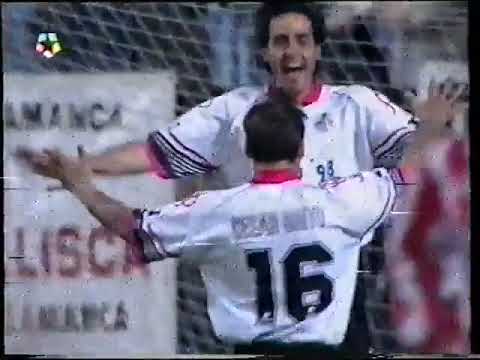1997-1998 Salamanca - Atletico Madrid 5-4 repriza secunda, cu 1 gol Gabi Popescu