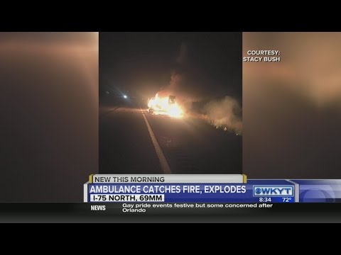 Ambulance explosion