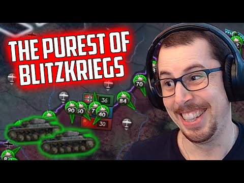I Tried Beating The Game With A 'Pure Blitzkrieg' Strategy - YouTube