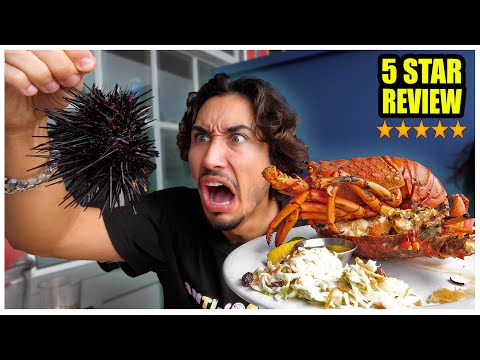 Eating At The BEST Reviewed Seafood Restaurant in Santa Barbara...(LIVE)