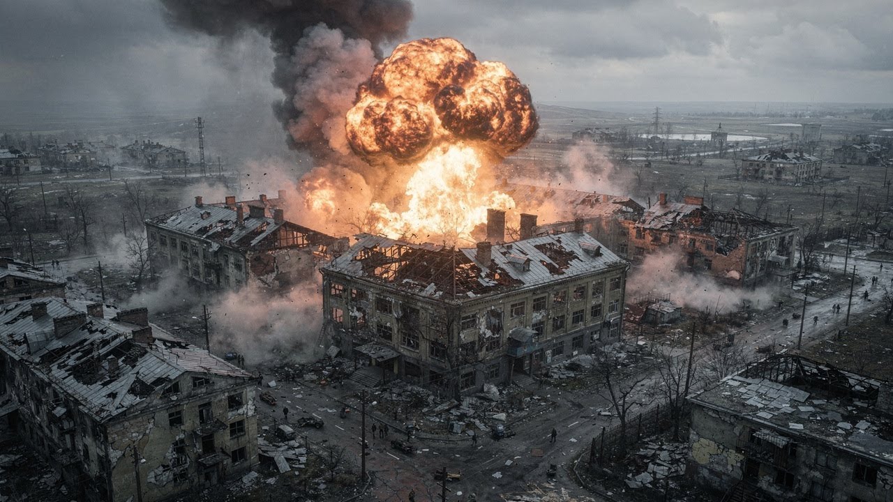 BULLSEYE! UKRAINIAN AIR STRIKE WITH GBU-62 BOMB DESTROYS RUSSIAN DRONE CONTROL CENTER IN VOVCHANSK