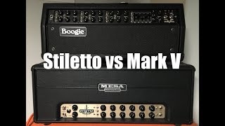 Video thumbnail for Mesa Amp Shootout Stiletto Ace vs Mark V (in the mix) by thejay (Big Battle Bear)