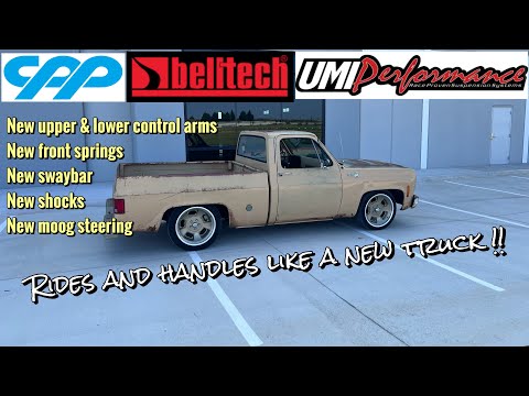 1978 GMC Sierra gets all new suspension