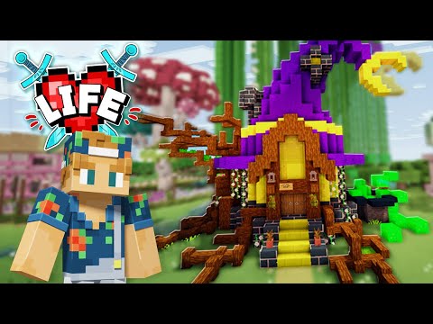 Building a Crystal Witch Shop!! | Minecraft X Life #19