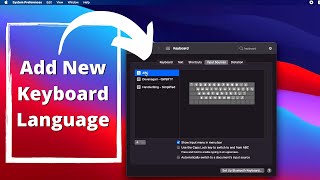 How to Add A New Keyboard Language on Mac / Macbook Pro / Air
