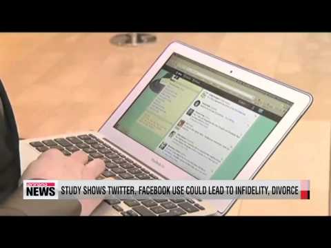 研究によると、Twitter、Facebookの利用は離婚につながる可能性があるという。 (Study says Twitter, Facebook use may lead to divorce)