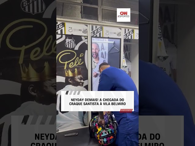 A chegada de Neymar à Vila Belmiro | CNN ESPORTES