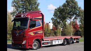 Prodaja Mercedes-Benz Actros 2553 | 6X2 | RETARDER | 1M FLOOR HEIGHT | EURO 6 kamiona s ravnom platformom - Slika 4 | Autoline RS Mercedes-Benz Actros 2553 | 6X2 | RETARDER | 1M FLOOR HEIGHT | EURO 6 kamion s ravnom platformom | Slika 4 - Autoline
