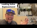 How to Replace a Leaking Shutoff Valve Under a Sink.