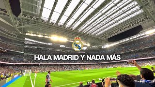 “Hala Madrid y nada más”  cantado por primera vez en el Nuevo estadio Santiago Bernabéu! 4K