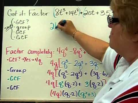 A1 S8 8 Factoring by Grouping