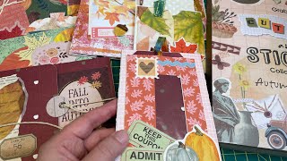 🍂 Fall Themed Projects 🍁 Inspiration | Grabie Autumn Palette Subscription Box Unboxing #papercrafts