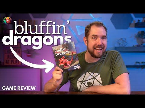 Great Intro to Bluffing | Fluffy Dragons Kickstarter review