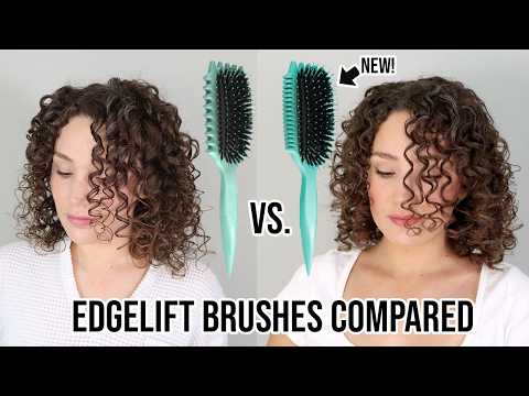 Bounce Curl New Volume EdgeLift Brush vs. Original Define EdgeLift Brush Compared