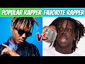 POPULAR RAPPERS Vs THEIR FAVORITE RAPPER 2022 Edition