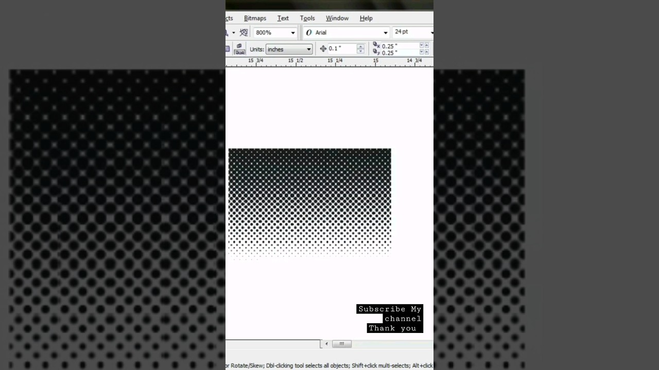 halftone effect in Coreldraw #coreldraw #tutorial #tricks #graphics #learning #tips #hacks #learn