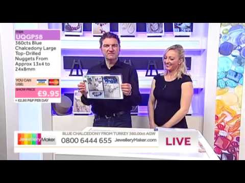 JewelleryMaker LIVE AM 11/02/2014 [How to make Beaded Jewellery]