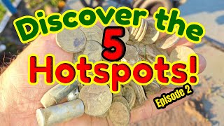 Find Hidden Treasures: 5 Park Metal Detecting HOTSPOTS! 🔥