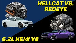 6.2L Supercharged Hemi V8 Engine – (HELLCAT VS. REDEYE VS. Demon) – What’s the Difference