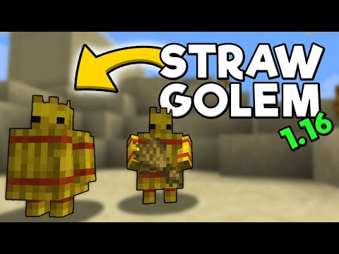 Minecraft Straw Golem Mod