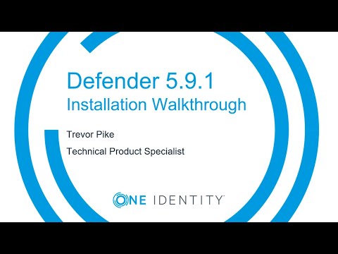 Defender 5.9.1 Installation Walkthrough - YouTube