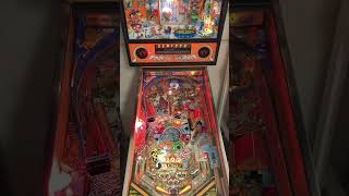 The Cat's Meow home ROM (new rules for BAD CATS pinball). Playing a game with difficult rules.