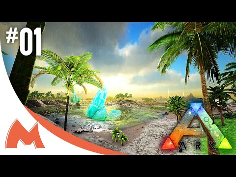 Starting out on Crystal Isles! - ARK: Crystal Isles (EP 1)