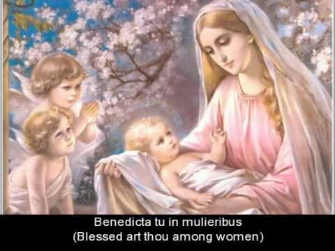 Ave Maria (Latin lyrics w/ English translation)